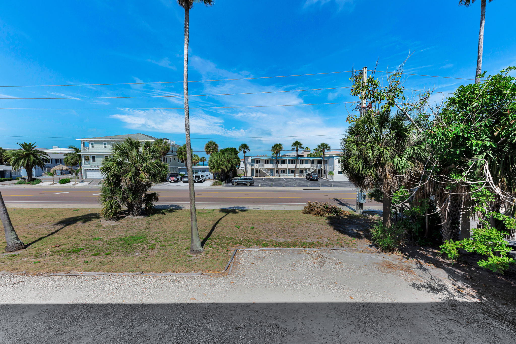 Balcony view from the Indian Rocks Beach condo
